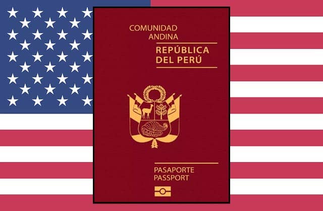 pasaporte peruano en USA (Estados Unidos)