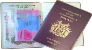 Pasaporte boliviano en USA